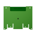 Metal backplate for TRIMUI Brick Hammer green replacement part