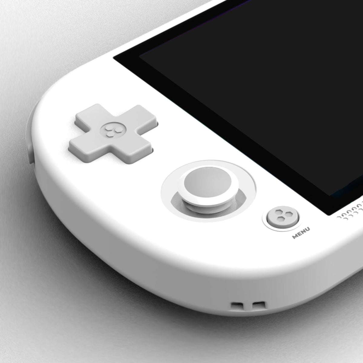TRIMUI Smart Pro d-pad and ABXY buttons close-up