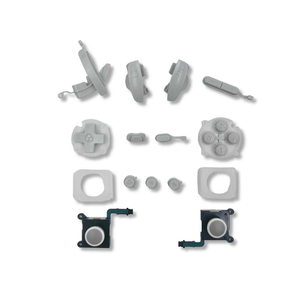 TRIMUI Smart Pro button set components laid out