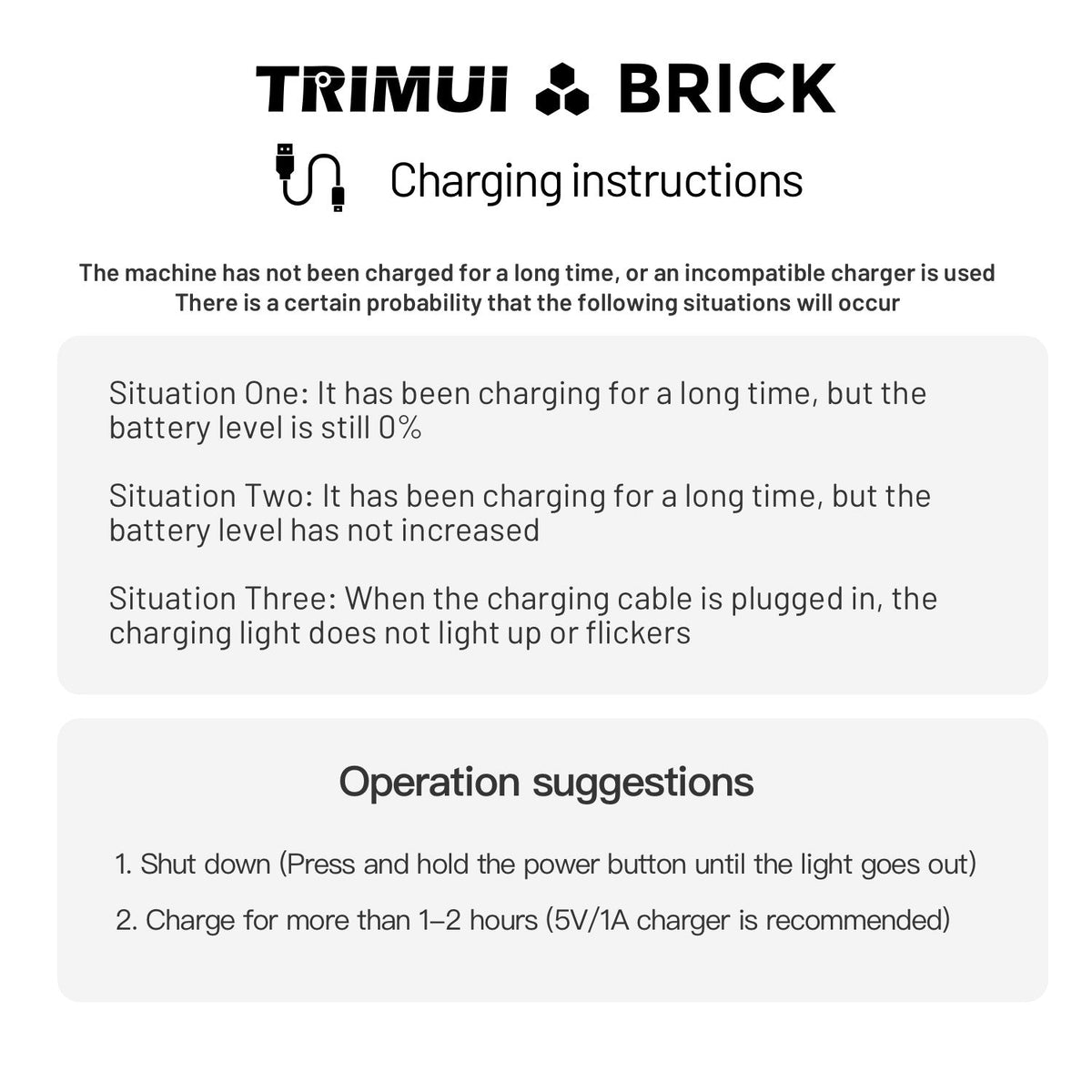 trimui brick hammer charging instructions