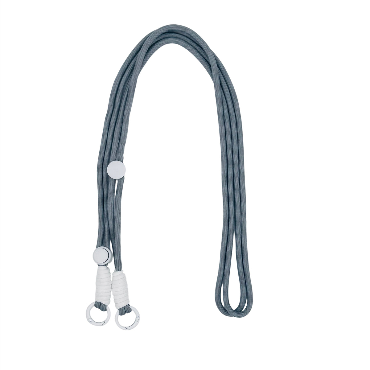 Neck lanyard strap for handheld console grey