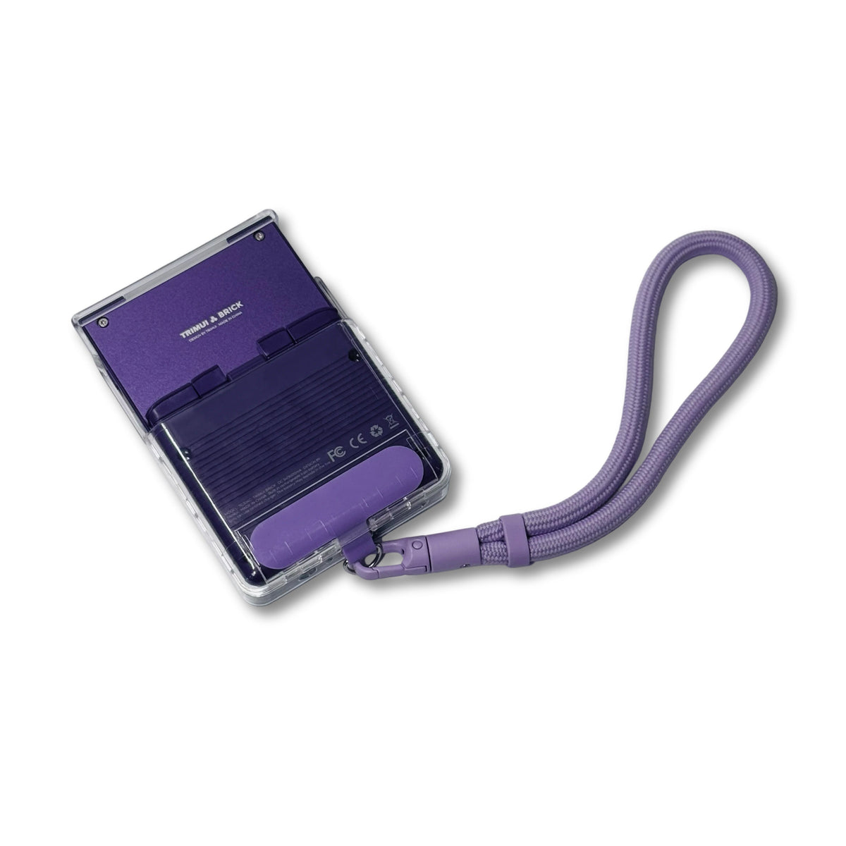 TRIMUI Brick Hammer transparent case back view