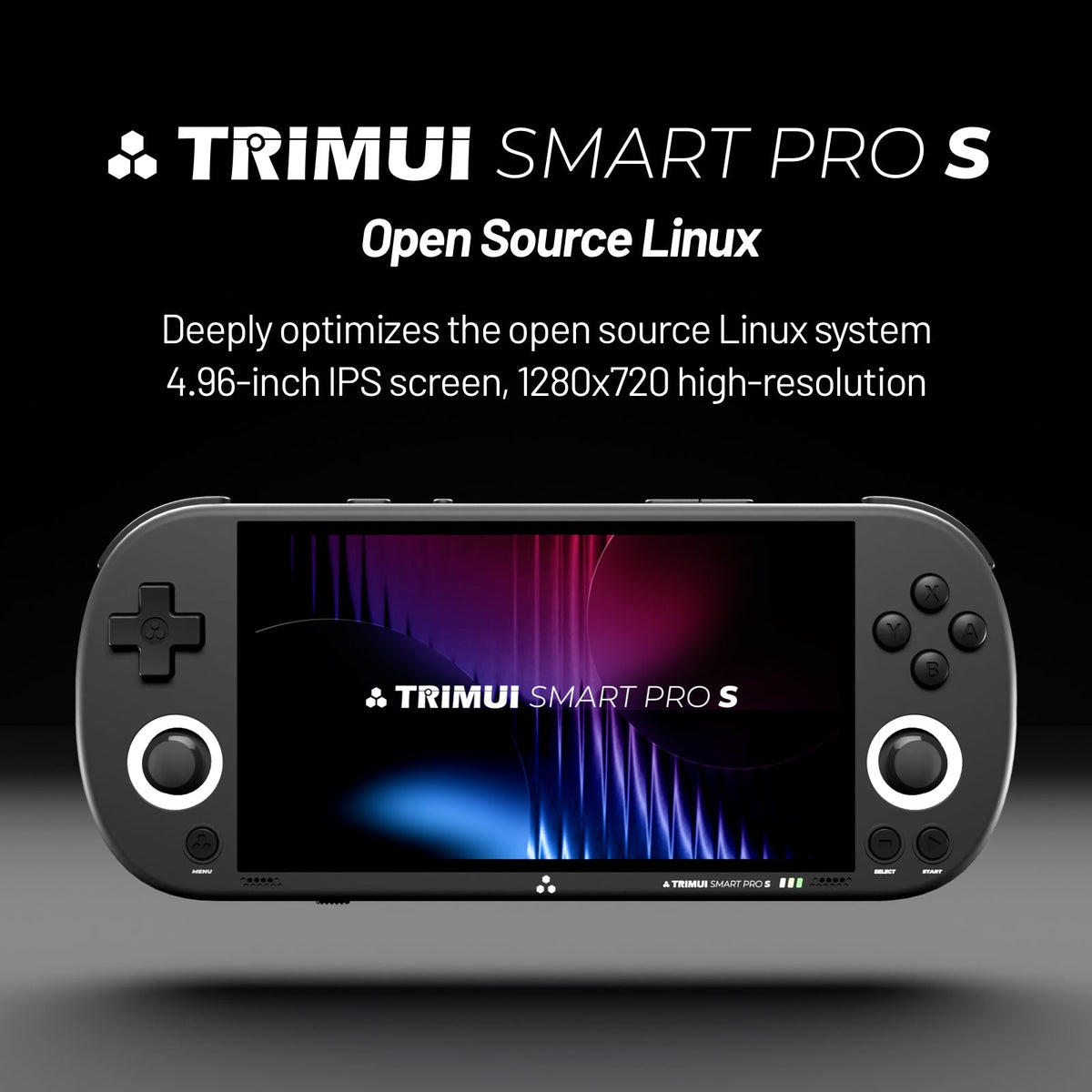 TRIMUI Smart Pro S 4.96-inch IPS screen 1280x720 high resolution