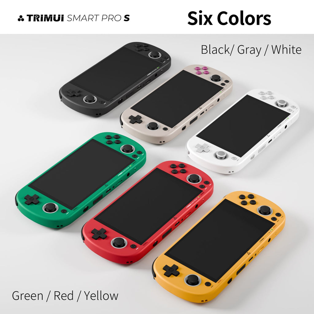 TRIMUI Smart Pro S six colour options