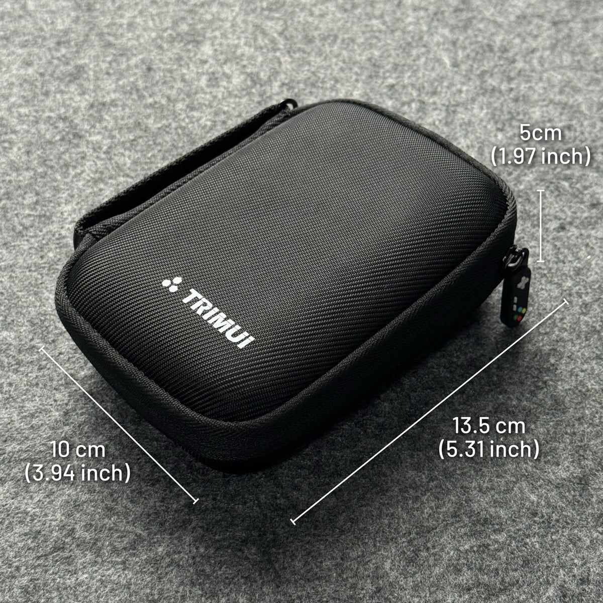 TRIMUI Brick storage bag zip and strap detail