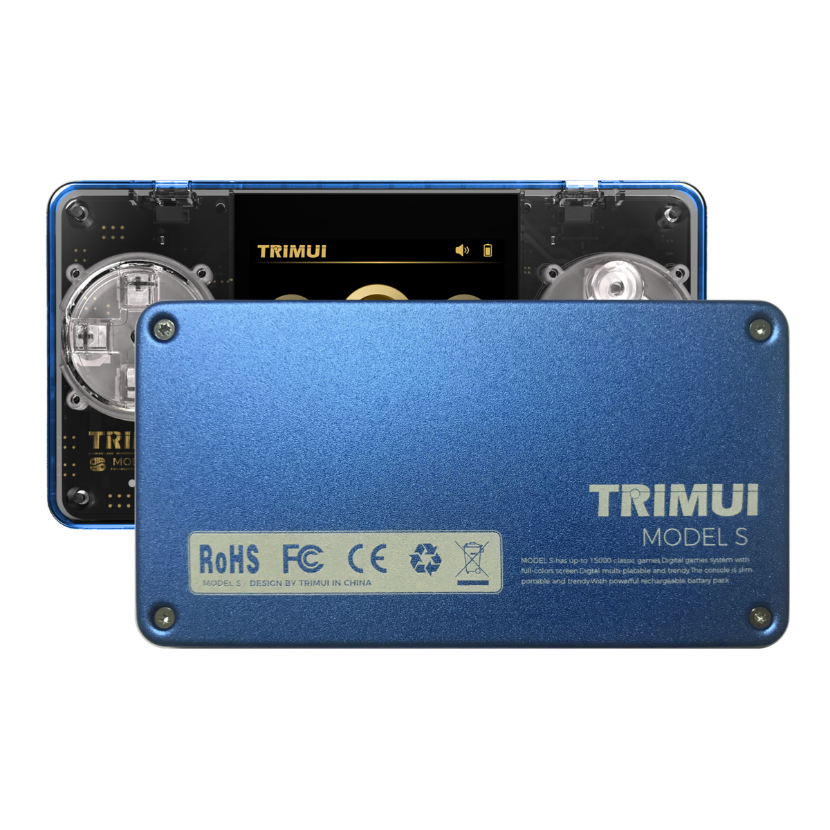 TRIMUI Model S mini game console blue
