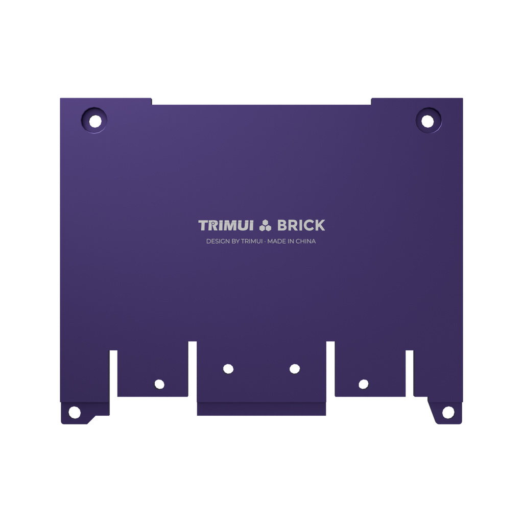 Metal backplate for TRIMUI Brick purple