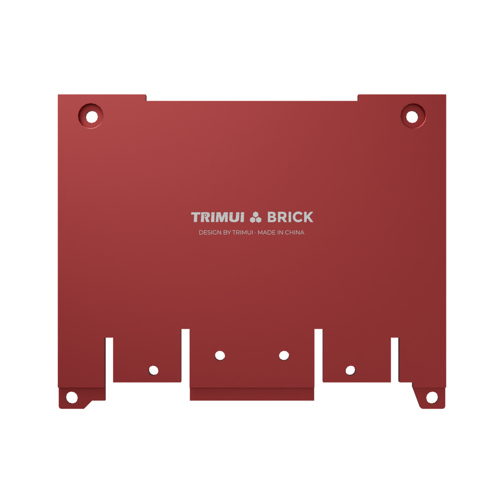 Metal backplate for TRIMUI Brick red