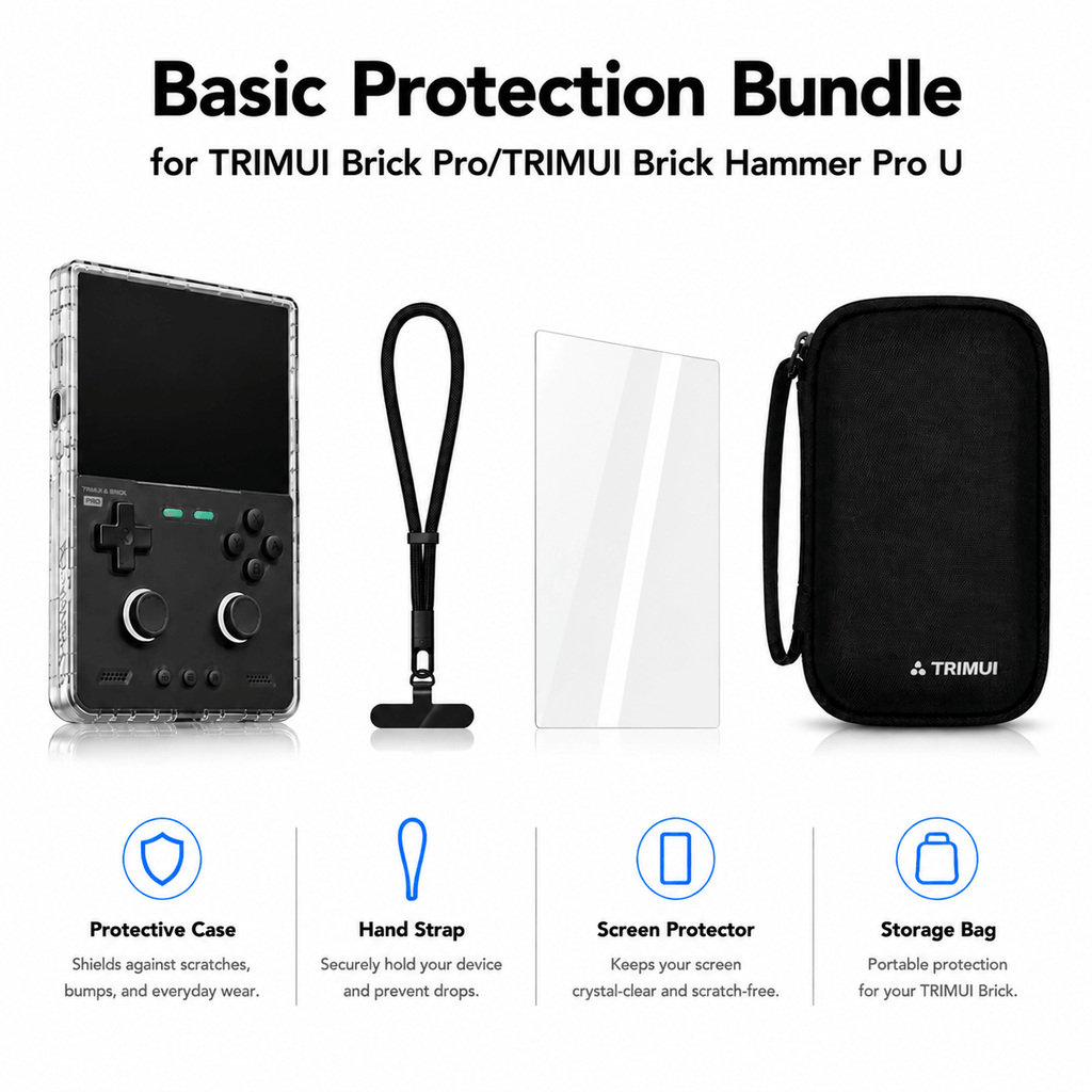 Basic Protection Bundle for TRIMUI Brick Pro/TRIMUI Brick Hammer Pro U TRIMUI Store