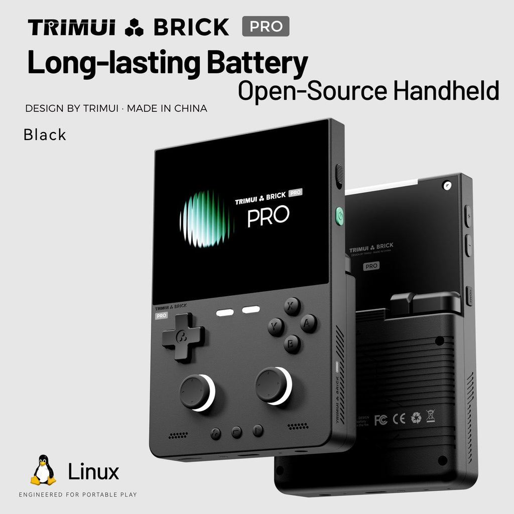 trimui brick pro long-lasting battery,open-source handheld