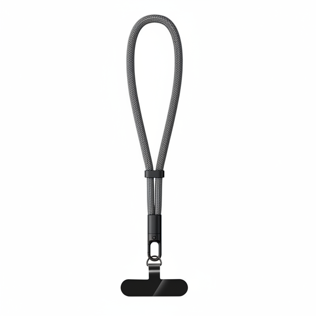 Braided lanyard for TRIMUI handheld console grey