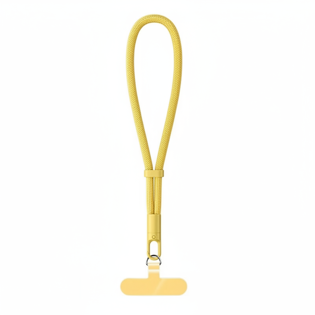 Braided lanyard for TRIMUI handheld console yellow