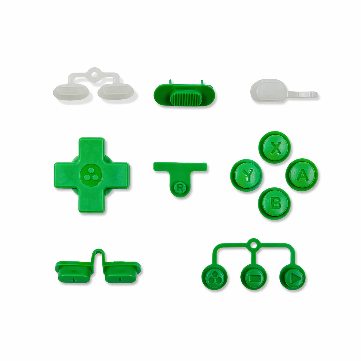 Set of green buttons for trimui brick hammer